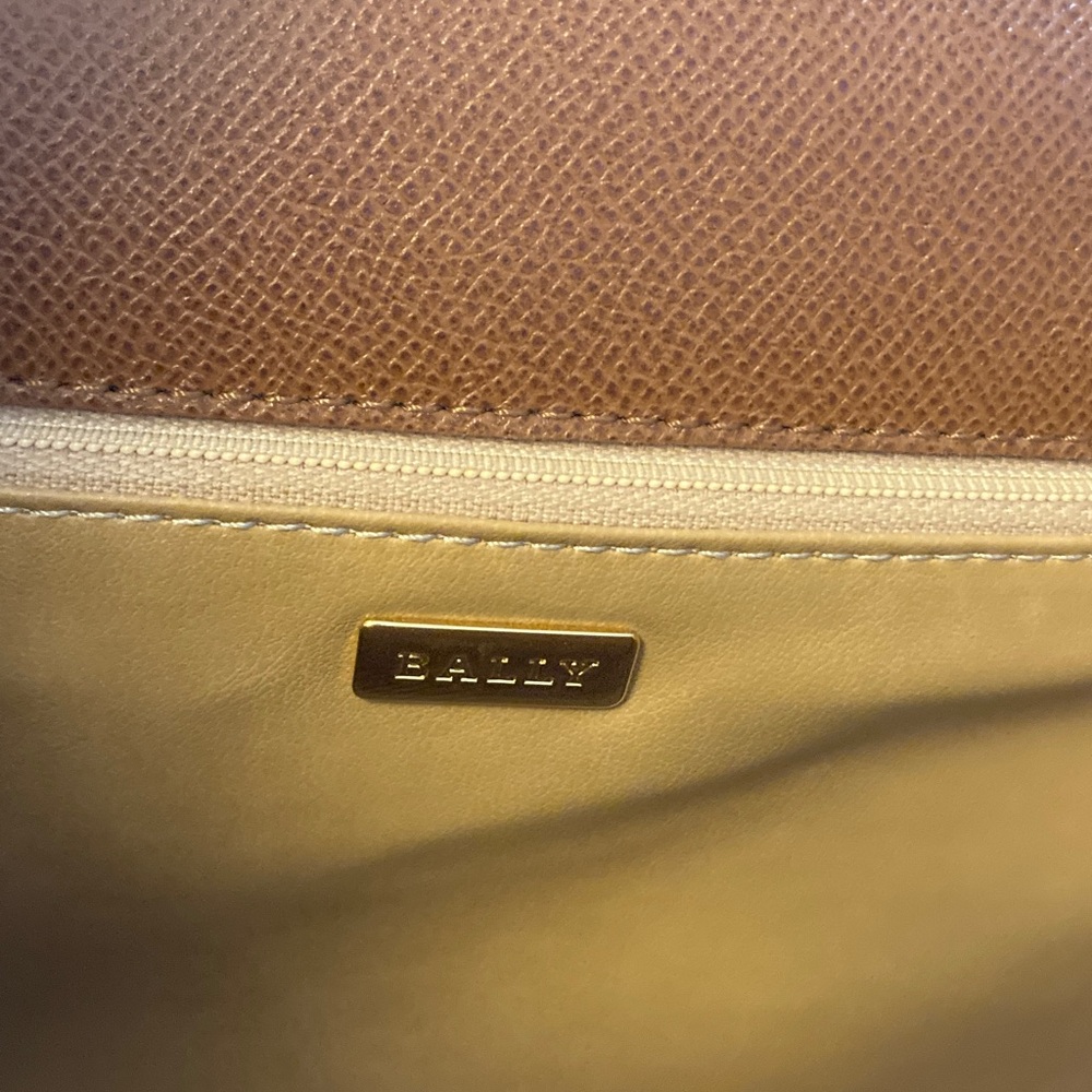 Bally Brown Leather Top Handle Bag - Picture 11 of 17